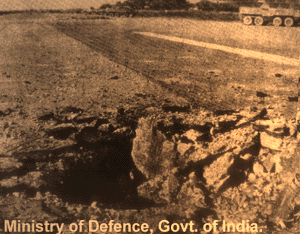 PAF airfield cratered by IAF fighters