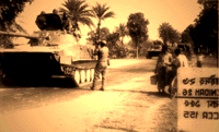 Indian tank moving towards Dhaka