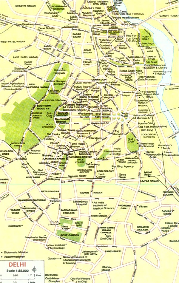 Delhi - Map